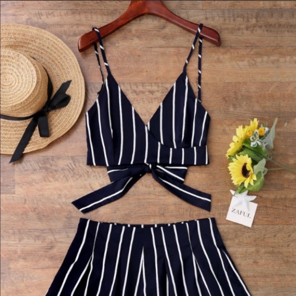 Zaful Crop Top Set
